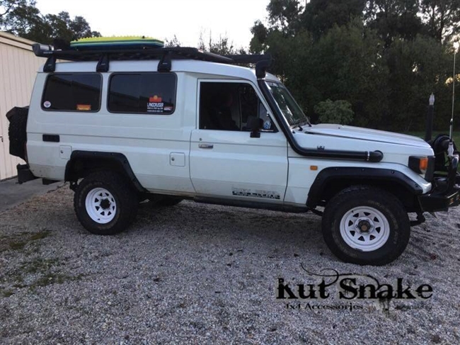 Skærmforøger til Toyota Landcrusier 75 BJ7#,FJ7#, HJ7#,HZJ7#,HDJ7#,FZJ7#,PZJ7# 1985 - 2007 55mm